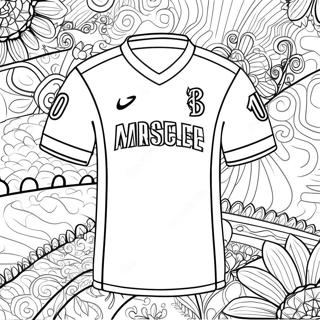 Colorful Jersey Design Coloring Page 23264-18843