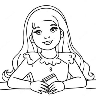 Bibble Barbie Coloring Pages