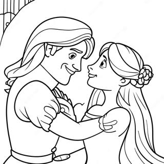 Rapunzel And Flynn Coloring Page 23303-18864