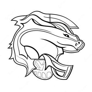 Broncos Coloring Pages