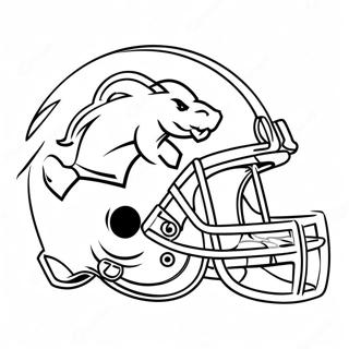 Broncos Logo Coloring Page 23343-18898