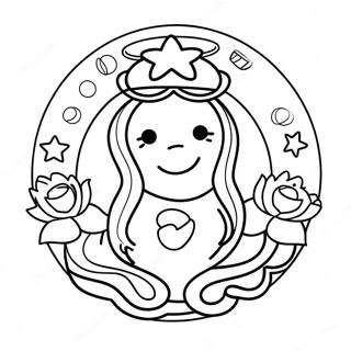 Starbucks Kawaii Coloring Page 23373-18928