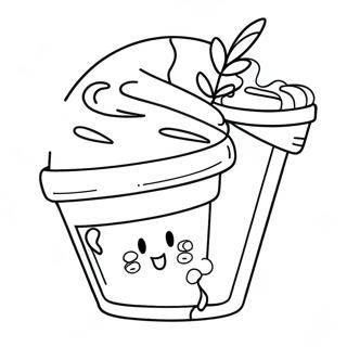 Starbucks Kawaii Coloring Pages