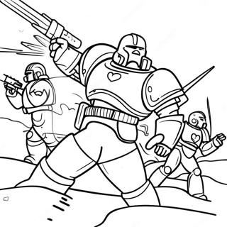 Epic Space Marine Battle Coloring Page 23384-18933