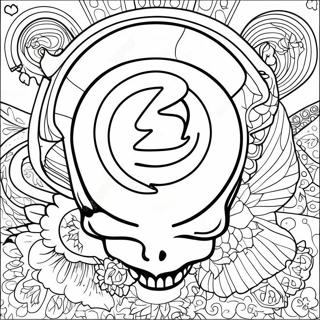 Grateful Dead Logo Coloring Page 23393-18940