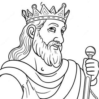 King David Coloring Page 23413-18954