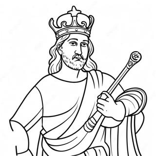 King David Coloring Page 23413-18955