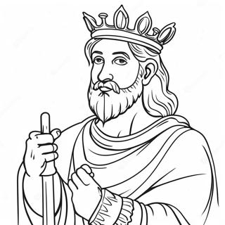 King David Coloring Page 23413-18956