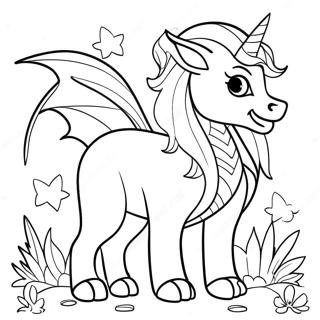 Mythical Creatures Coloring Page 2341-1982