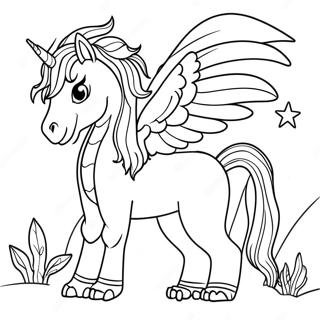 Mythical Creatures Coloring Page 2341-1983