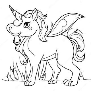 Mythical Creatures Coloring Page 2341-1984