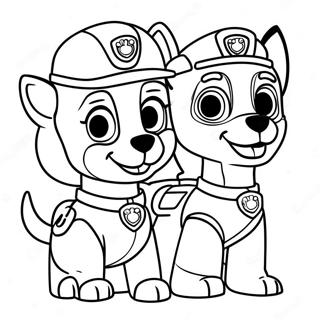 Paw Patrol Thanksgiving Coloring Pages