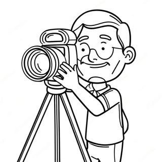 Funny Camera Man Skibidi Coloring Page 23454-18988