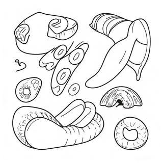 Body Parts Coloring Page 23503-19028