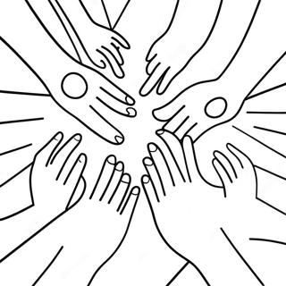 Colorful Hands And Feet Coloring Page 23504-19030