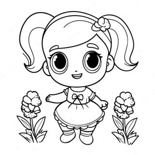 Little Charmers Lavender Coloring Page 23533-19050