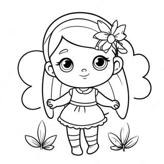 Little Charmers Lavender Coloring Page 23533-19052