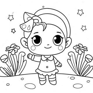 Adorable Little Charmers Lavender With Sparkles Coloring Page 23534-19053