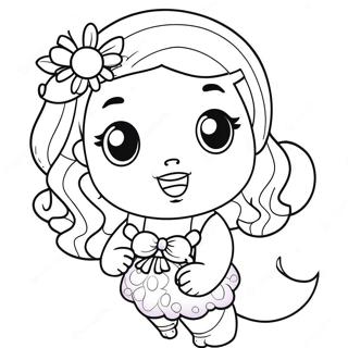 Adorable Little Charmers Lavender With Sparkles Coloring Page 23534-19055