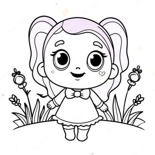 Adorable Little Charmers Lavender With Sparkles Coloring Page 23534-19056