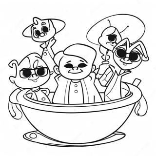 Jetsons Family Coloring Page 23553-19066