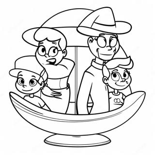 Jetsons Family Coloring Page 23553-19068