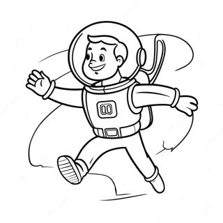 George Jetson Flying In His Jetpack Coloring Page 23554-19069