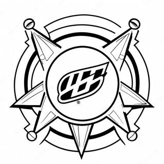 Nhl Hockey Logo Coloring Page 23563-19074