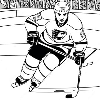 Nhl Player Skating Fast Coloring Page 23564-19078