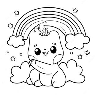 Rainbow Friends Lookies Coloring Pages