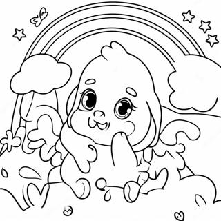 Rainbow Friends Lookies Coloring Page 23573-19084