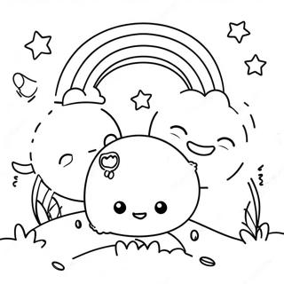 Colorful Rainbow Friends Lookies Coloring Page 23574-19085