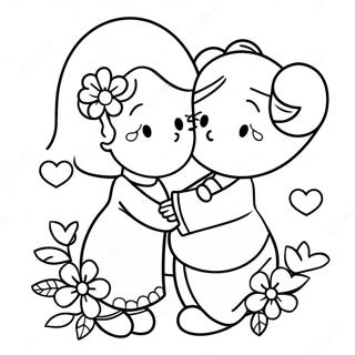 Love Precious Moments Coloring Page 23583-19090