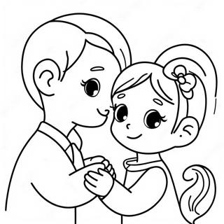 Love Precious Moments Coloring Page 23583-19092