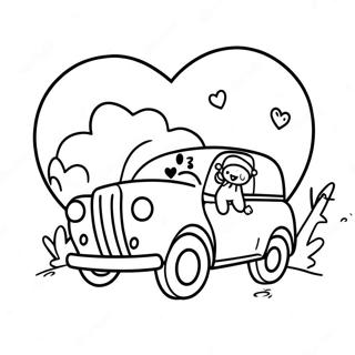 Adorable Love Moments Coloring Page 23584-19095