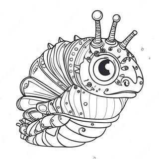 Steampunk Alice In Wonderland Coloring Pages