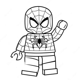 Lego Spiderman Coloring Pages