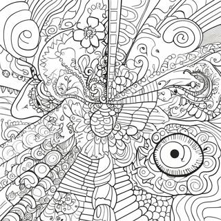 Mind Blowing Optical Illusion Coloring Page 23633-19130