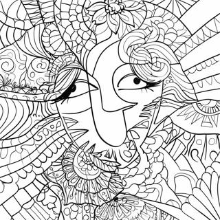 Mind Blowing Optical Illusion Coloring Page 23633-19131