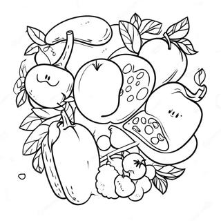 Healthy Habits Coloring Page 23653-19150