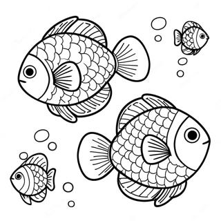 One Fish Two Fish Coloring Page 23663-19155