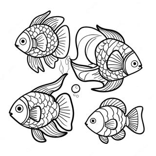 One Fish Two Fish Coloring Page 23663-19156