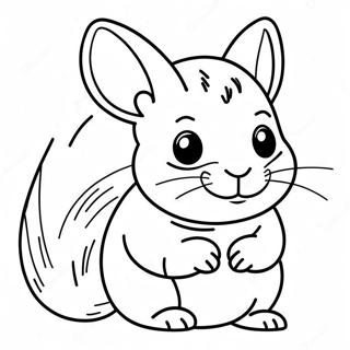 Chinchilla Coloring Page 23693-19182