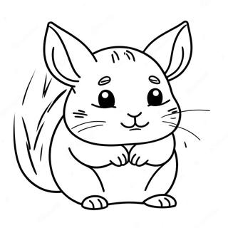 Chinchilla Coloring Page 23693-19183