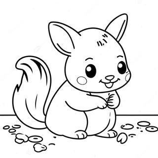 Chinchilla Coloring Pages