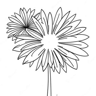 Festive New Year Fireworks Coloring Page 23714-19196