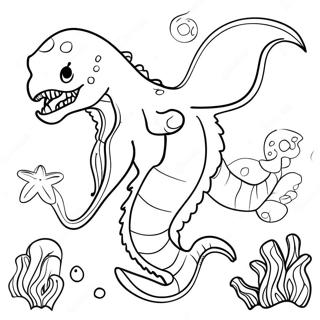 Sea Beast Coloring Pages