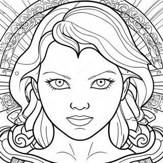 Super Silver Character Coloring Page 23743-19219