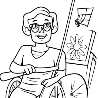 Disability Awareness Coloring Page 23753-19226