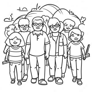 Inclusive Community Coloring Page 23754-19229